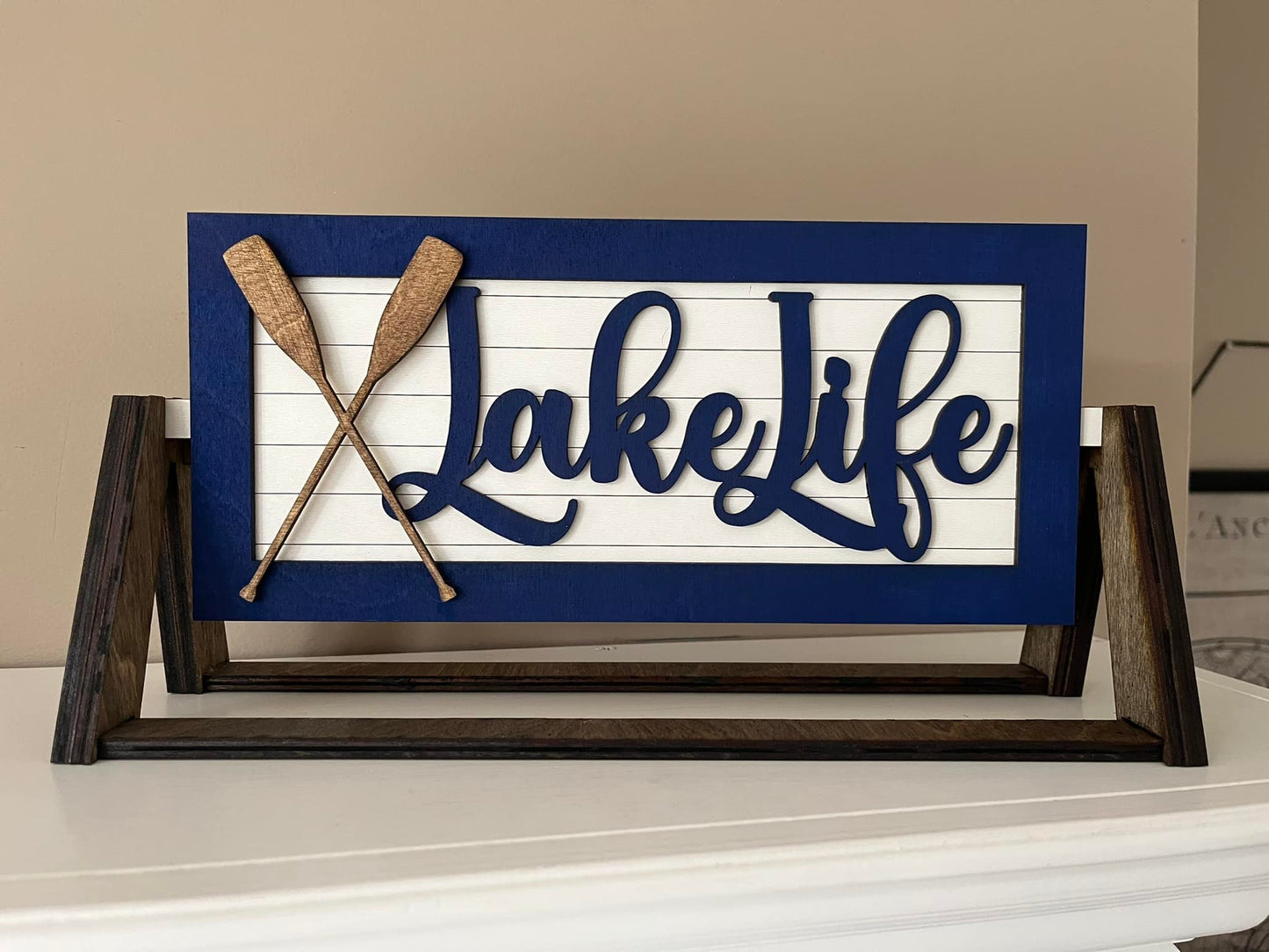 Lake Life Farmhouse Interchangeable Sign