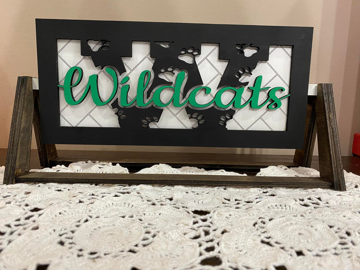 Wildcats Farmhouse Interchangeable Sign