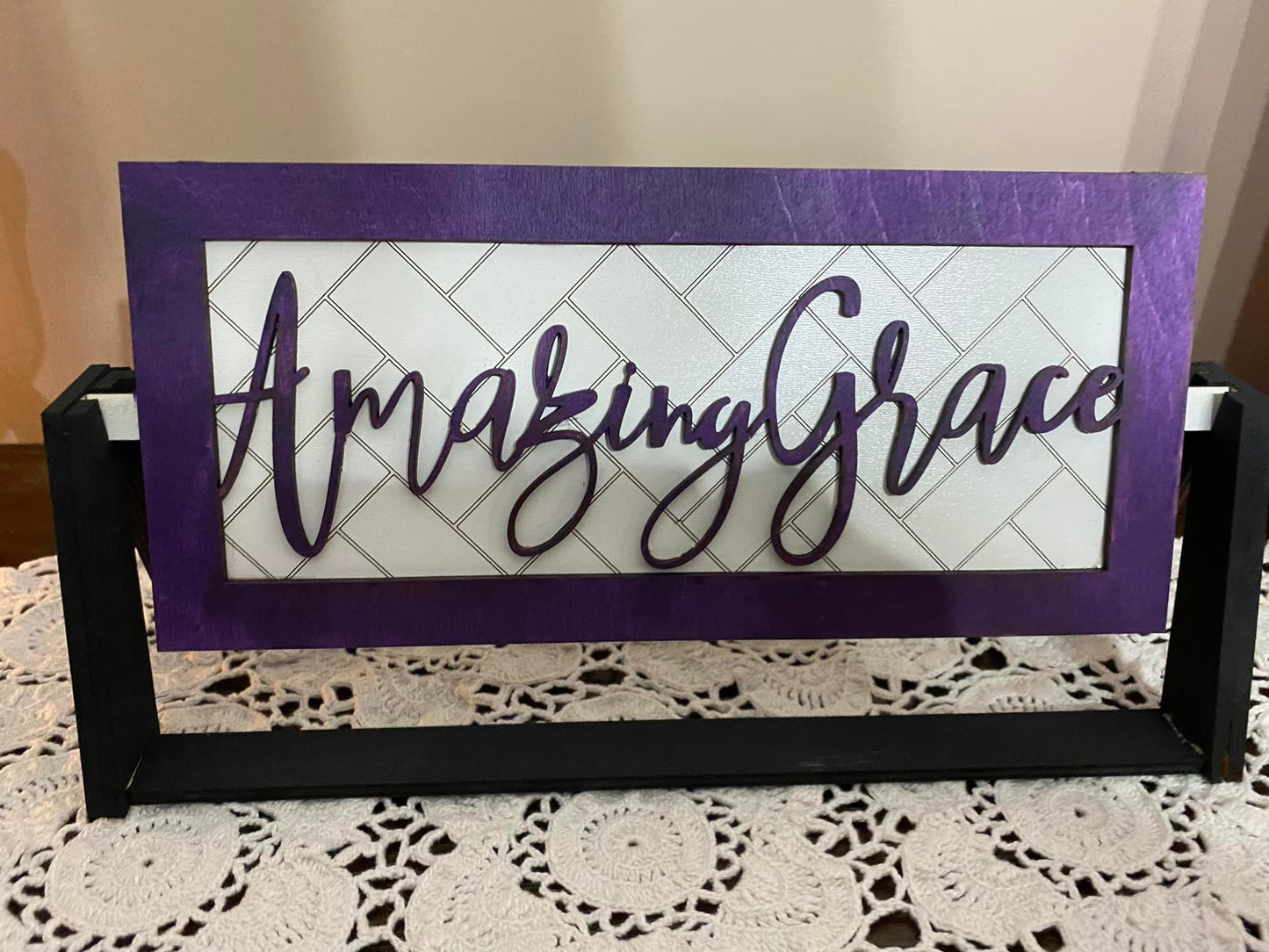 Amazing Grace Farmhouse Interchangeable Sign