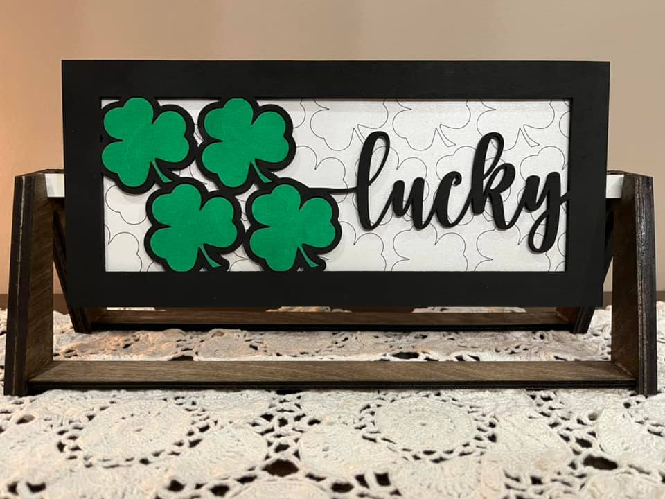 Lucky Farmhouse Interchangeable Sign
