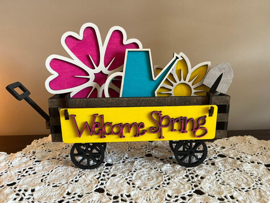 Welcome Spring Interchangeable Wagon Set